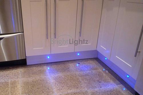 Forum 30mm LED Lights Decking Plinth Kit IP65 x 10 Pack White Garden Kitchen 